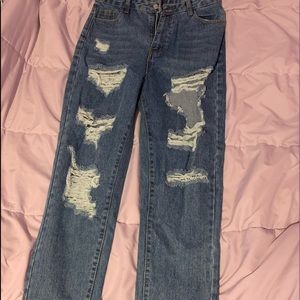 a pair of shein jeans